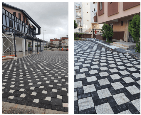 30x30x6cm Parke Taşı